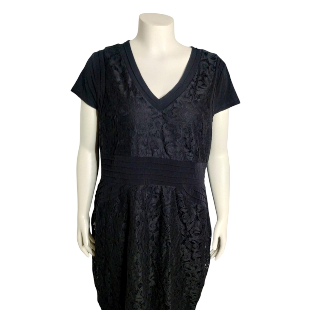 Women's 1XL Gothcore, Black Lace, Corpgoth, Whimsigoth Dress Fairy Goth‎ Sheath